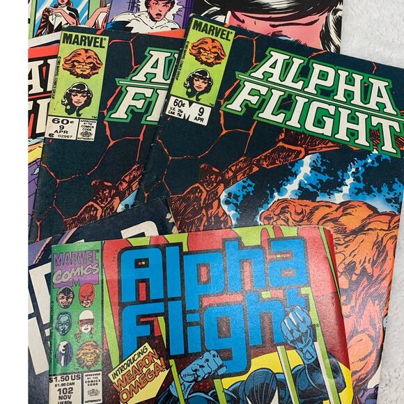 Alpha Flight Comic Book Lot Marvel - Picture 5 of 9